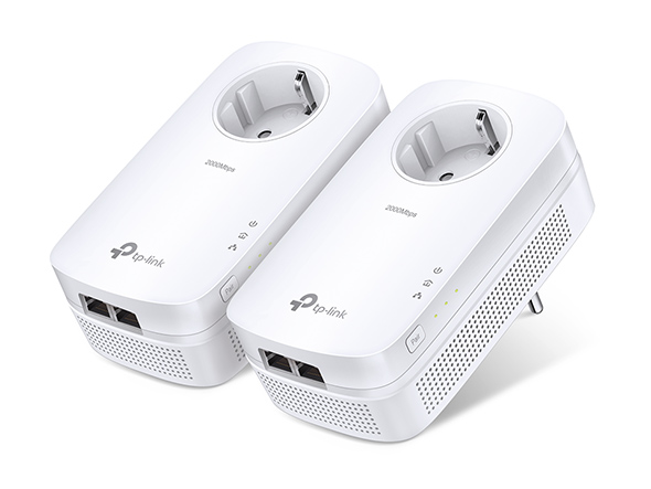 AV2000 2-port Gigabit Passthrough Powerline Starter Kit